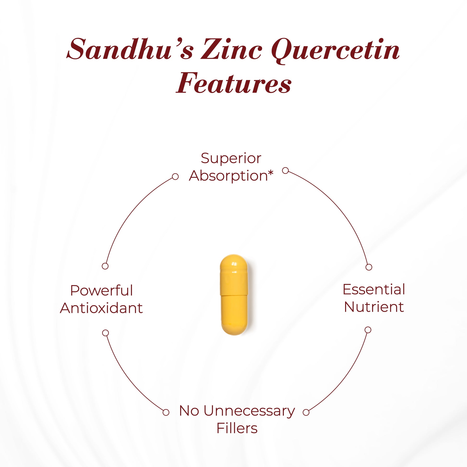 Zinc Quercetin, Dietary Supplements, 120 Vegetarian Capsules