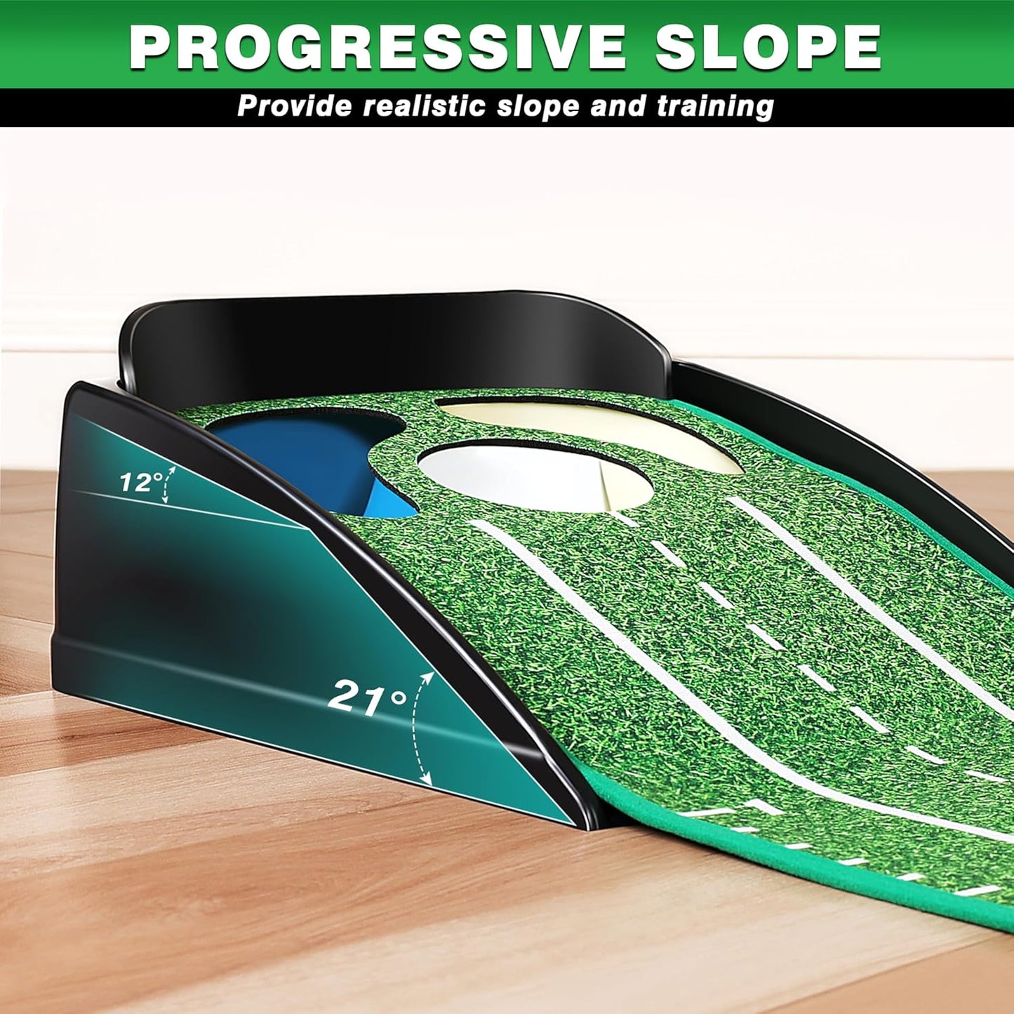 Professional Hazard Golf Putting Green Come with Golf Putting Gates and Putting