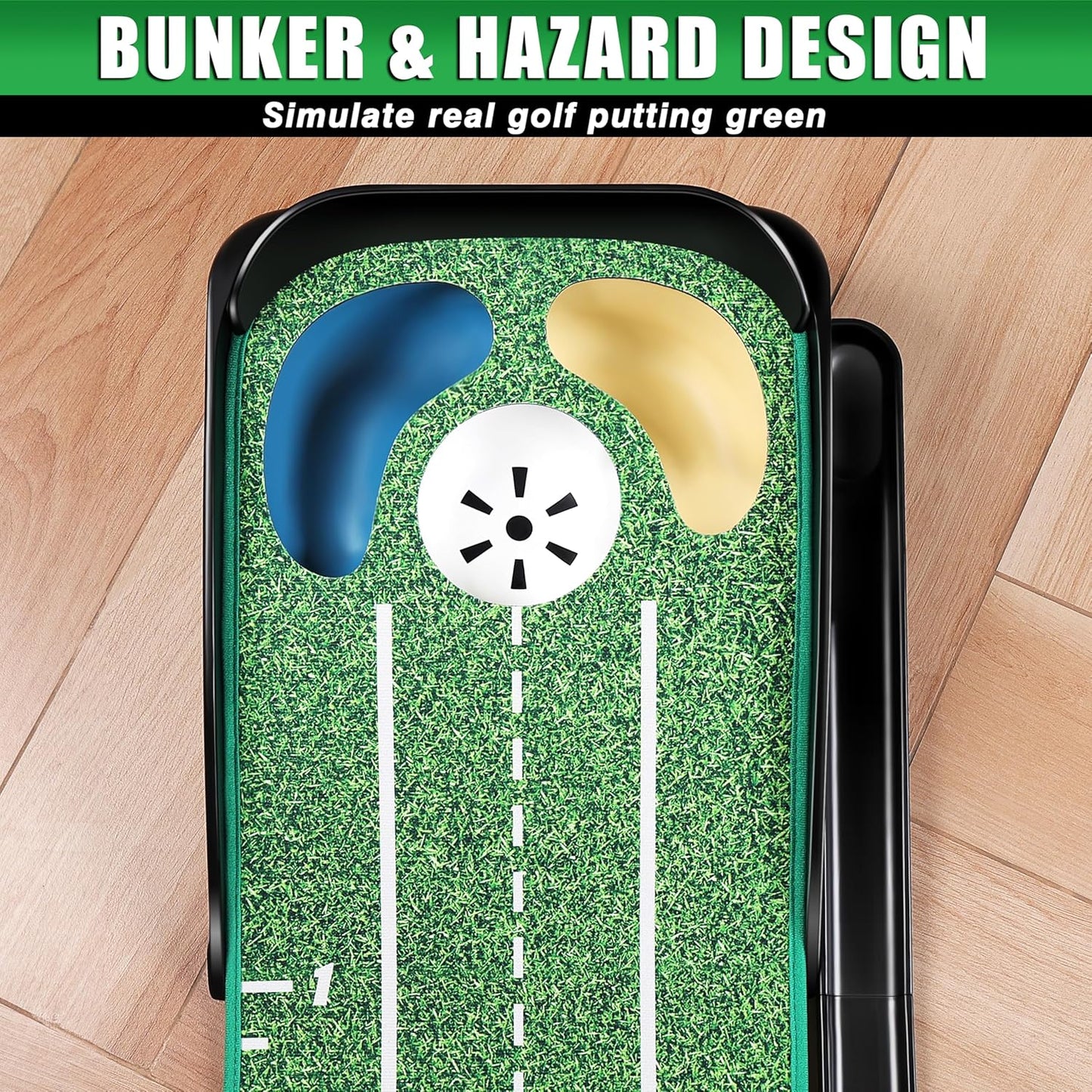 Professional Hazard Golf Putting Green Come with Golf Putting Gates and Putting